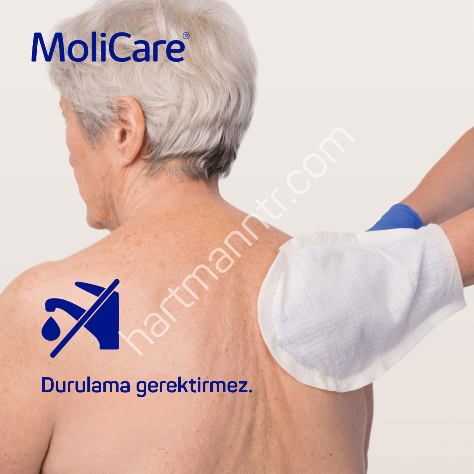 Hartmann MoliCare Skin Yıkama Eldiveni 8 Adet Su Gerektirmeyen Wash Gloves