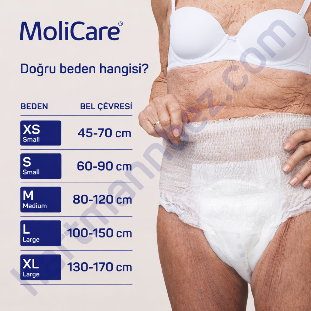 Hartmann MoliCare Pants 8 Damla L Beden 20 Adet | Külot Tipi Yetişkin Bezi