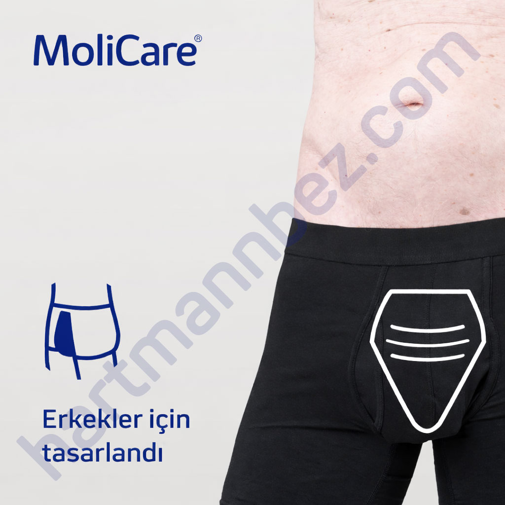 Hartmann MoliCare Premium Men Pad 2 Damla Erkek Mesane Pedi 14 Adet (Aktif)