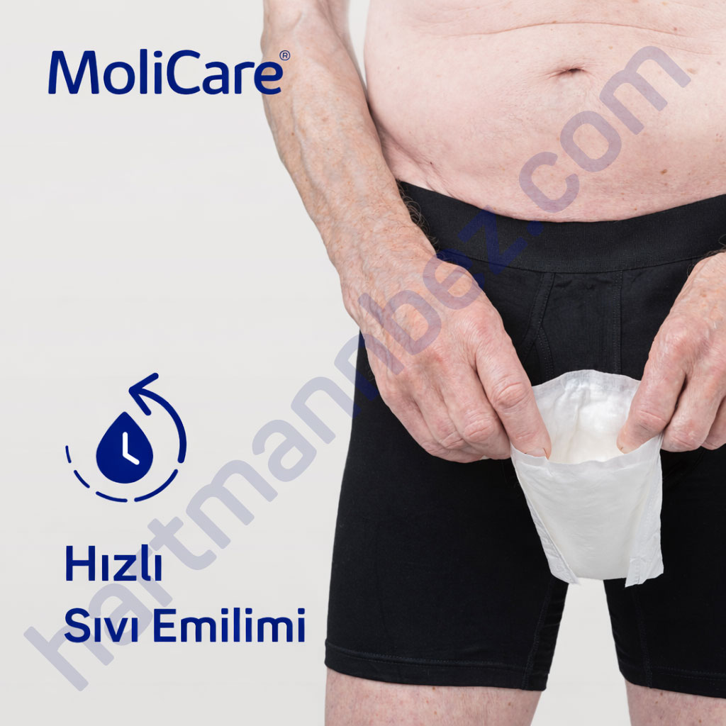 Hartmann MoliCare Premium Men Pad 2 Damla Erkek Mesane Pedi 14 Adet (Aktif)