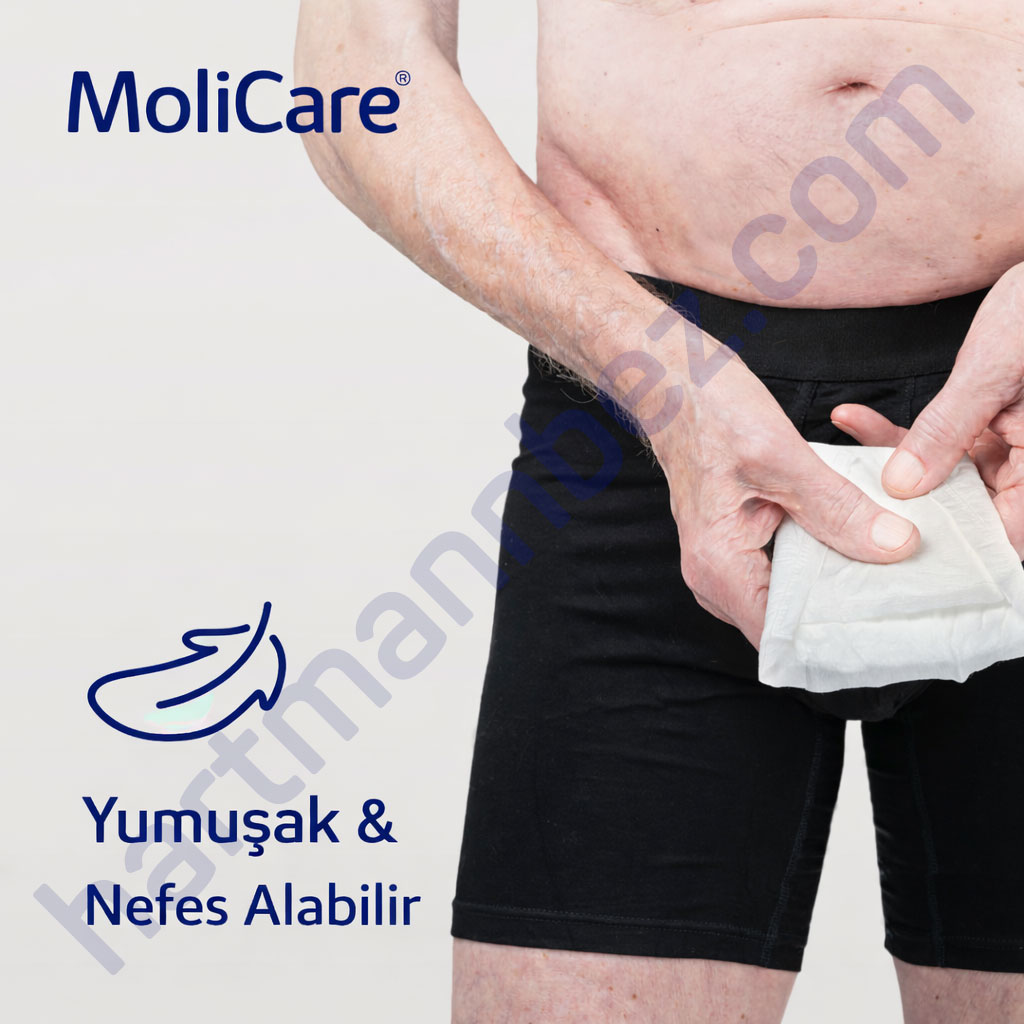 Hartmann MoliCare Premium Men Pad 2 Damla Erkek Mesane Pedi 14 Adet (Aktif)
