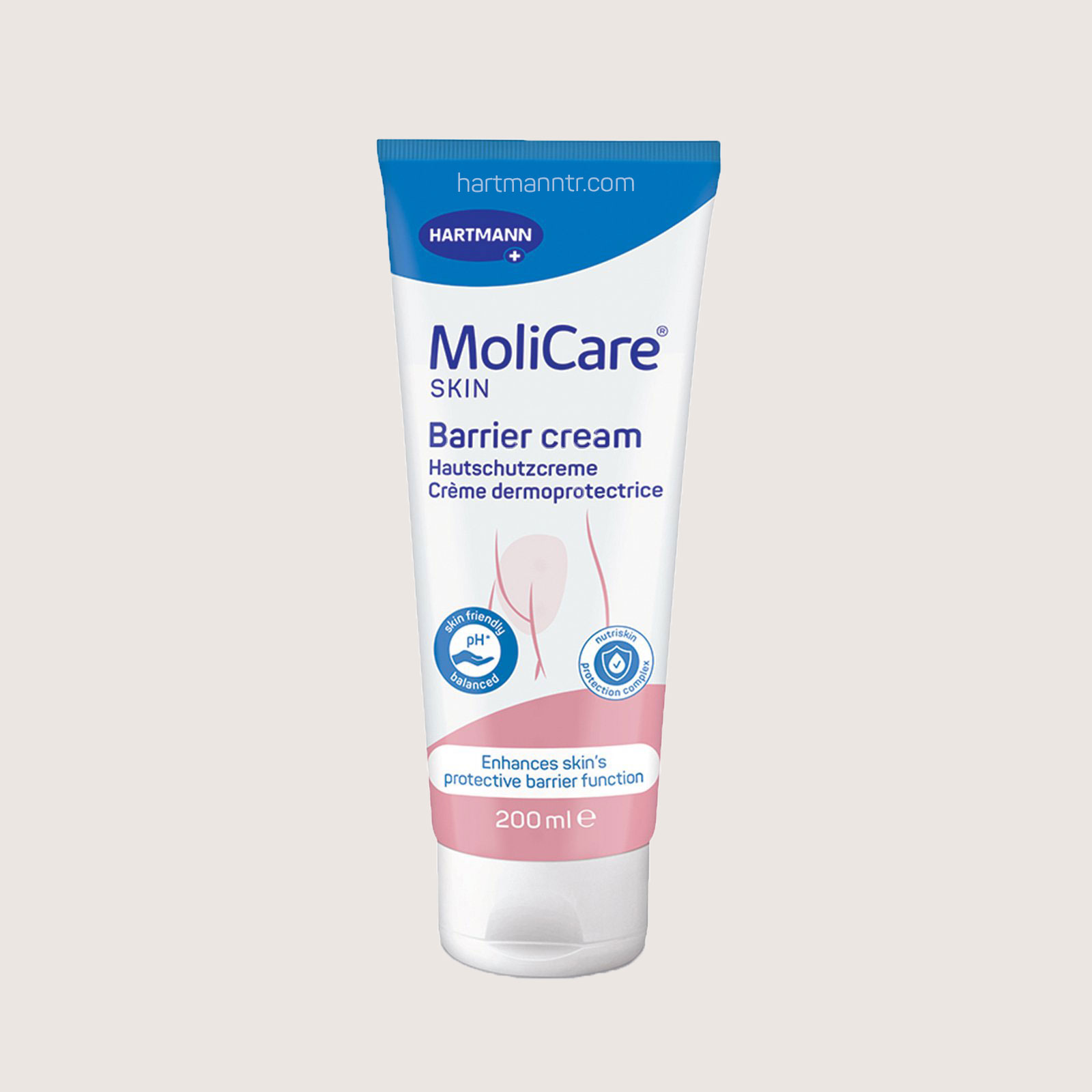 Hartmann MoliCare Skin Barrier Cream 200 ml Çinko İçermeyen Bariyer Krem
