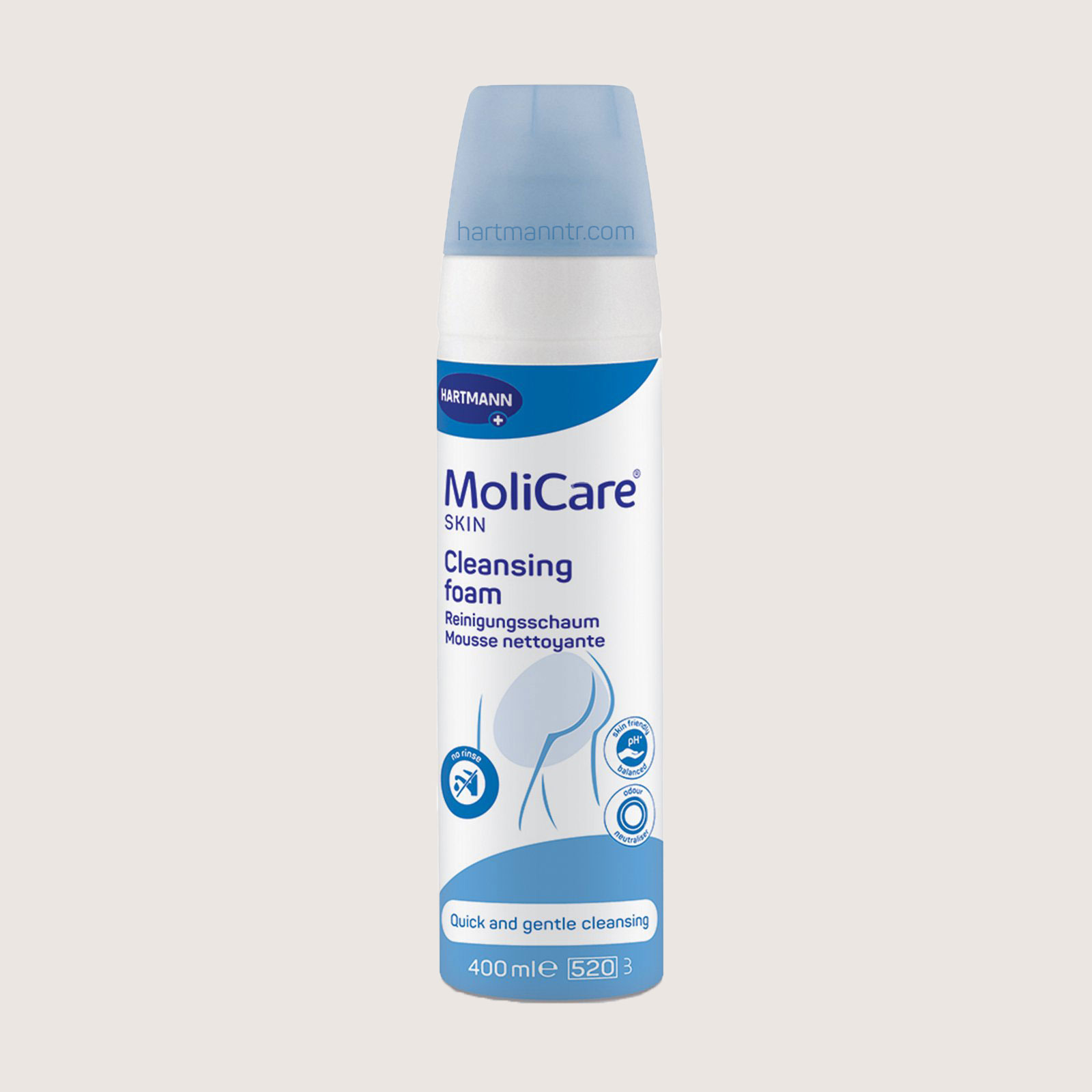 Hartmann MoliCare Skin Cleansing Foam 400 ml Durulama Gerektirmeyen Temizlik Köpüğü