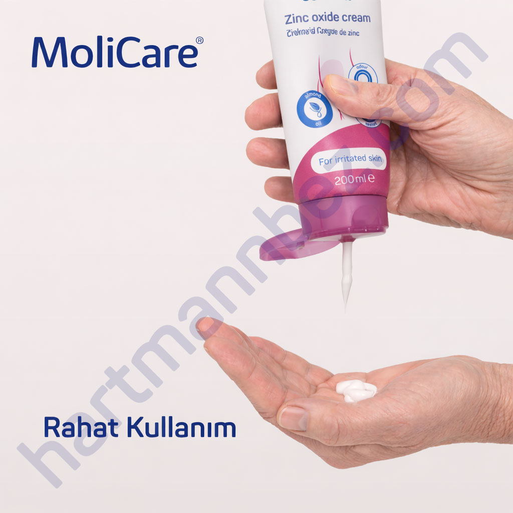 MoliCare Skin Zinc Oxide Cream 200 ml Çinko Oksitli Bariyer Krem | Cilt Koruyucu
