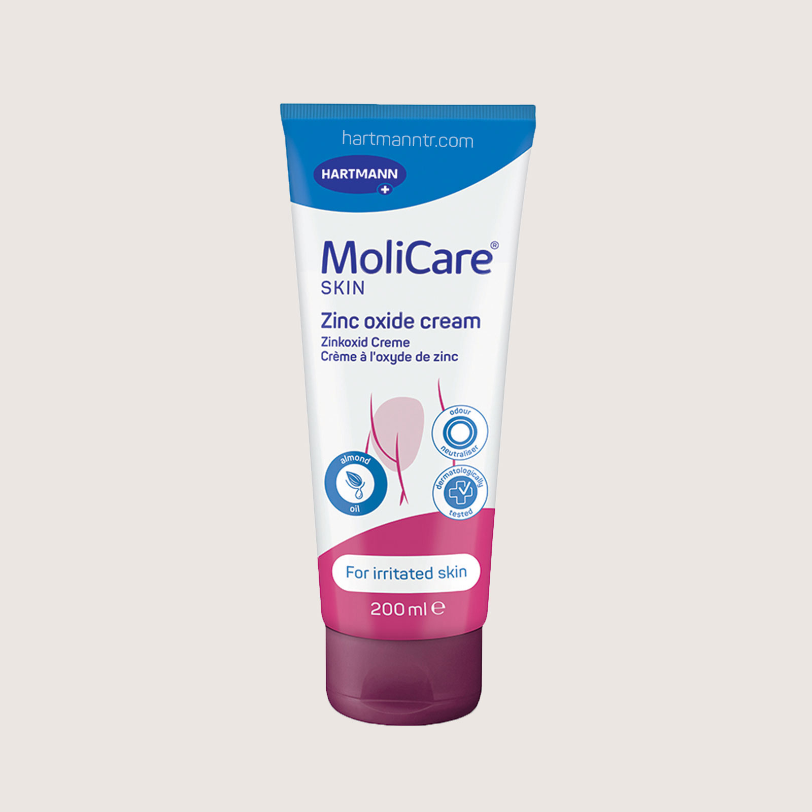 MoliCare Skin Zinc Oxide Cream 200 ml Çinko Oksitli Bariyer Krem | Cilt Koruyucu