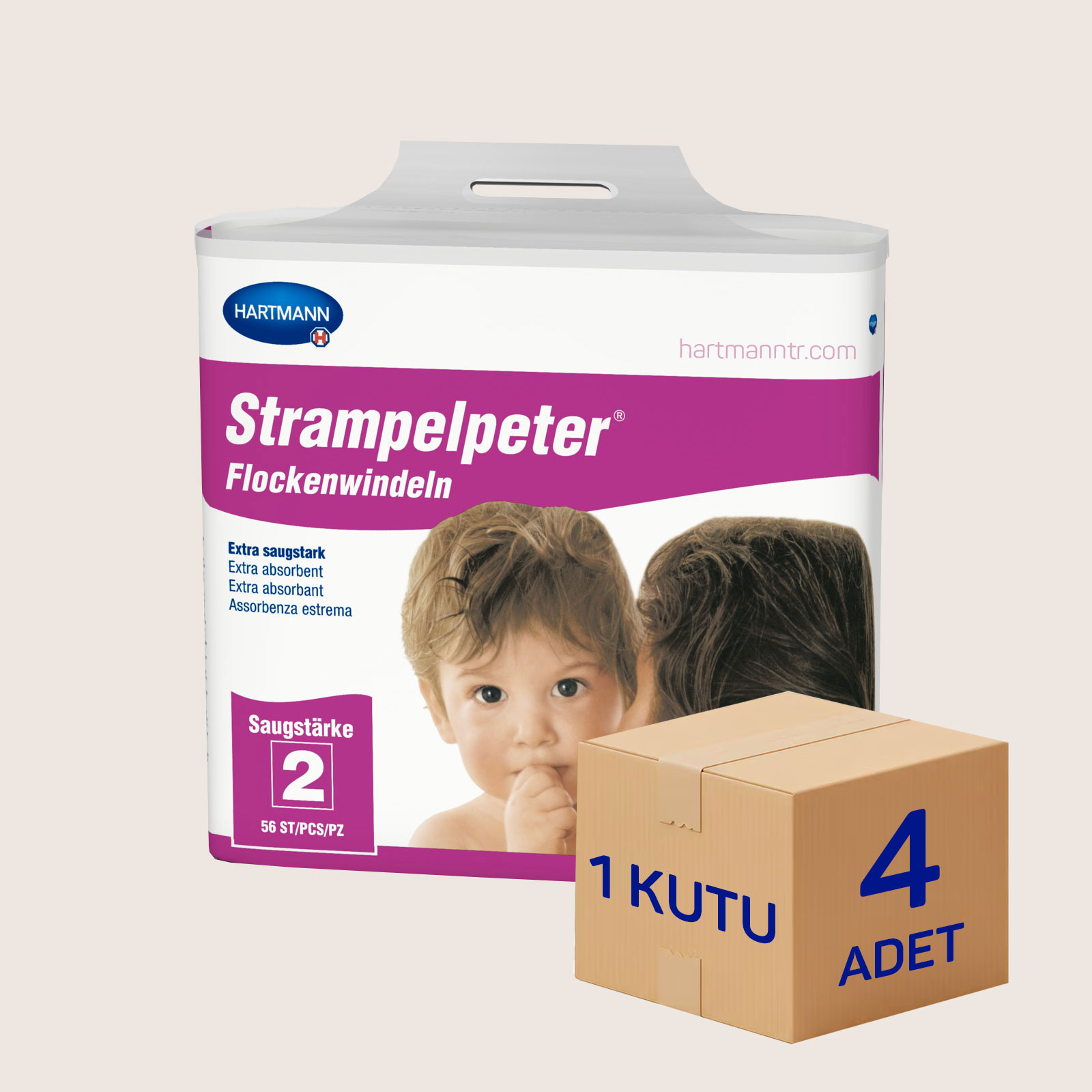 Hartmann Strampelpeter Damla Toplayıcı Pad 56 Adet Ek Emici Ped